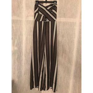 Fashionnova Striped Jumpsuit